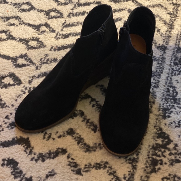 Lucky Brand wedge ankle boots 7.5 - Picture 5 of 8